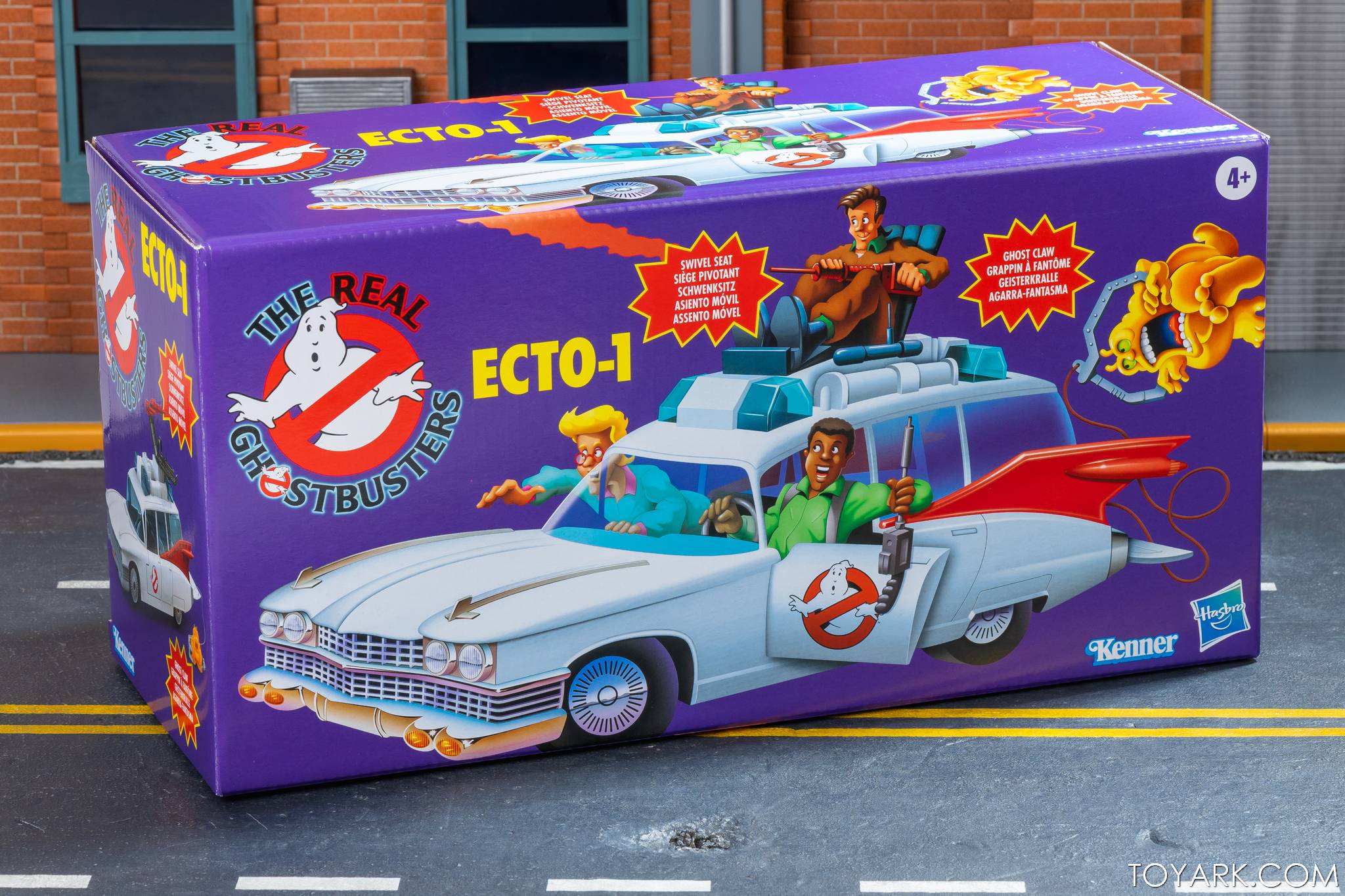 Ghostbusters Ecto-1 toy car by Kenner Hasbro.