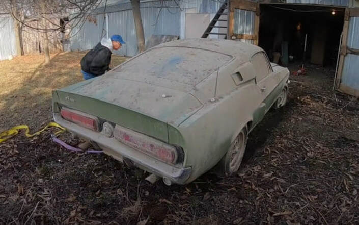 Barnfind 1967 Shelby GT500 Mustang